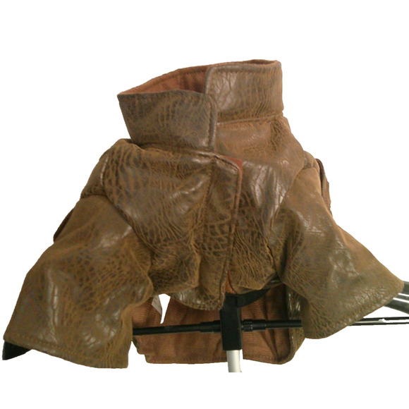 Max Wear Dog Biker Motorcycle Outfit Coat Polyester PVC Medium - Picture 5 of 10